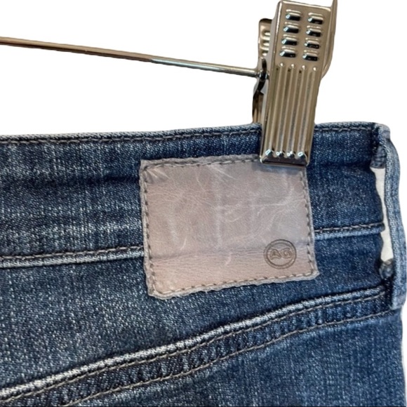 AG Hailey Ex Boyfriend Roll Up Blue Denim Short 30 jeans jean shorts bf EUC pant - Picture 7 of 8